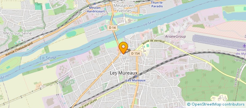 localisation de l'entreprise ROSSONERI à LES MUREAUX