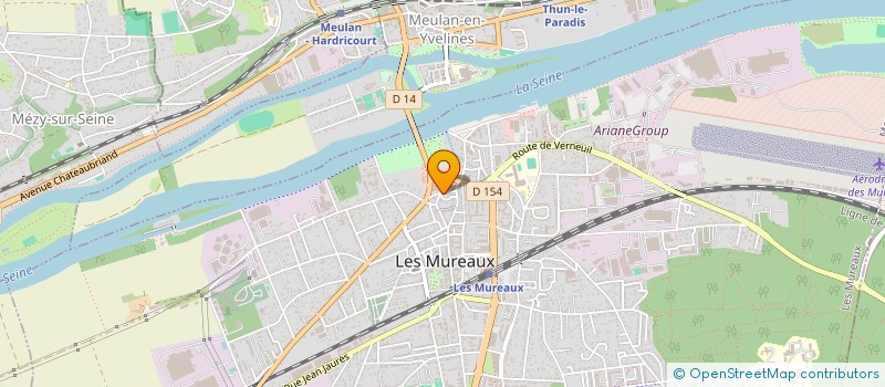 localisation de l'entreprise ROSSONERI ECOLOGIE à LES MUREAUX