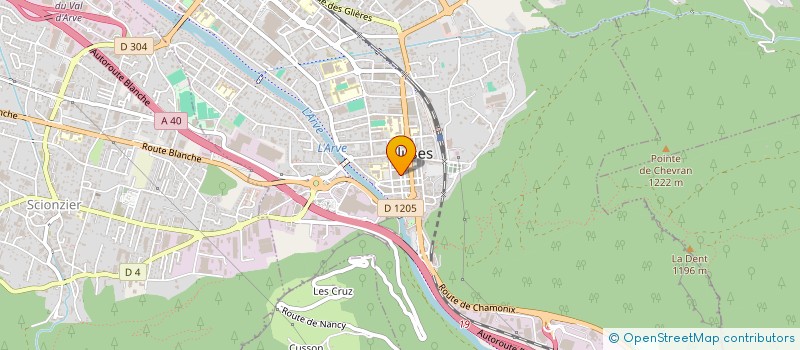 localisation de l'entreprise ROSST à CLUSES