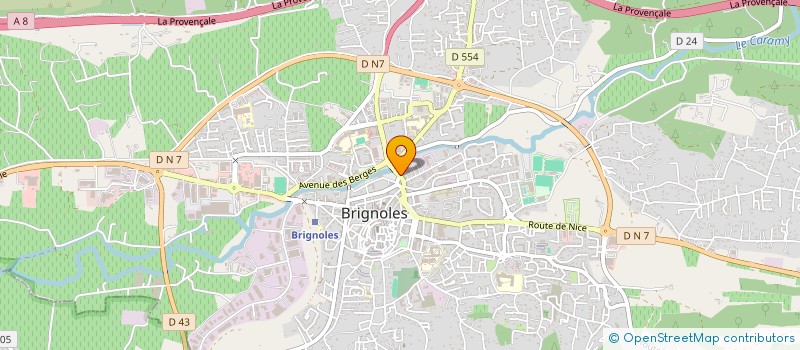 localisation de l'entreprise ROSTAGNI ET COCORDANO  BRIGNOLES