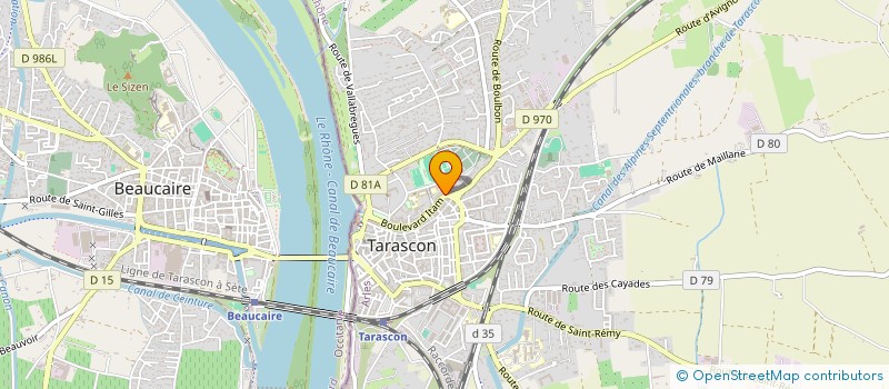 localisation de l'entreprise ROSTAIN JULIETTE.BERNARD & J-P  TARASCON