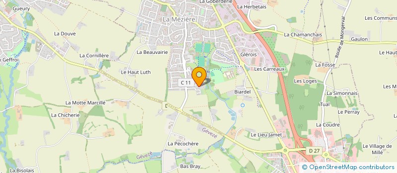 localisation de l'entreprise ROSTAN  LA MEZIERE