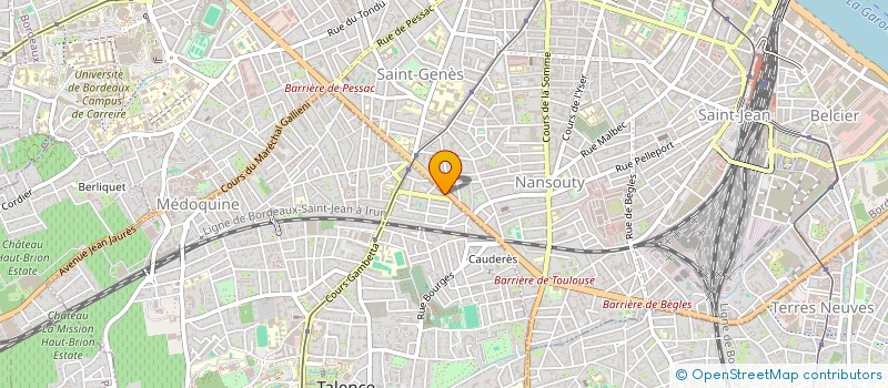 localisation de l'entreprise ROSTAND & ASSOCIES  BORDEAUX