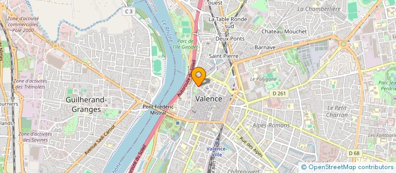 localisation de l'entreprise ROSTRO à VALENCE