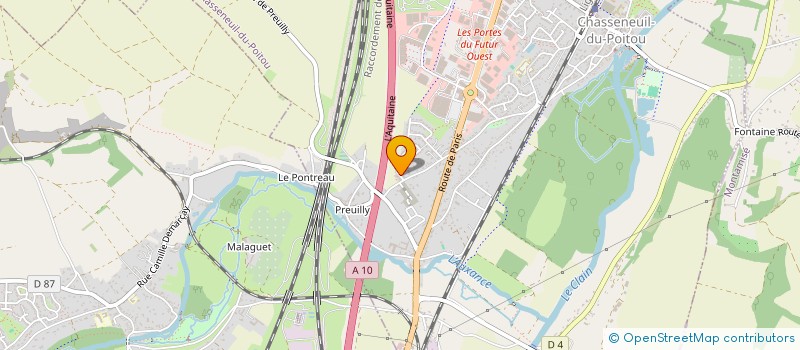 localisation de l'entreprise ROSU  CHASSENEUIL-DU-POITOU