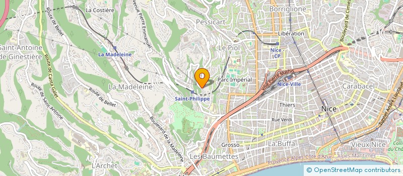 localisation de l'entreprise ROSUMARINU à NICE