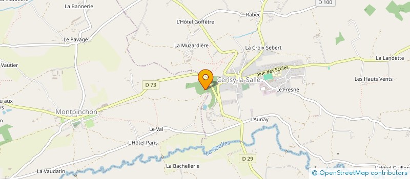 localisation de l'entreprise ROSY NOMADES  MONTPINCHON