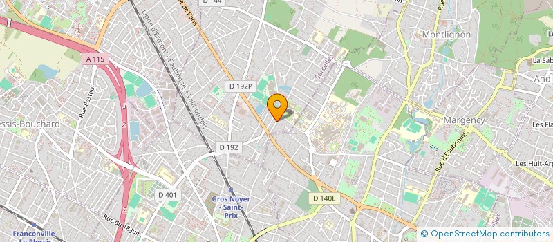 localisation de l'entreprise ROSY'S à SAINT-PRIX