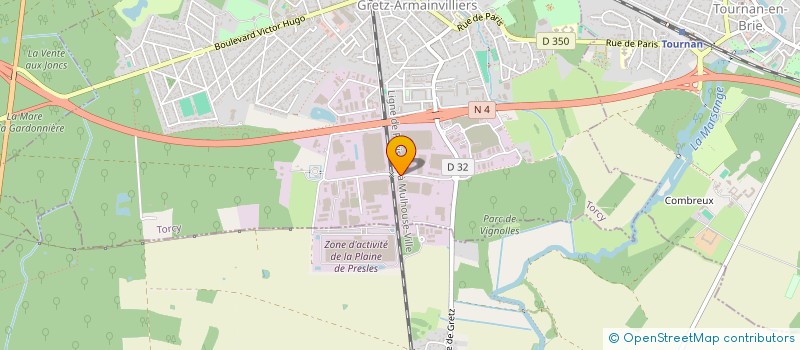 localisation de l'entreprise ROT SECURITE INCENDIE à GRETZ-ARMAINVILLIERS