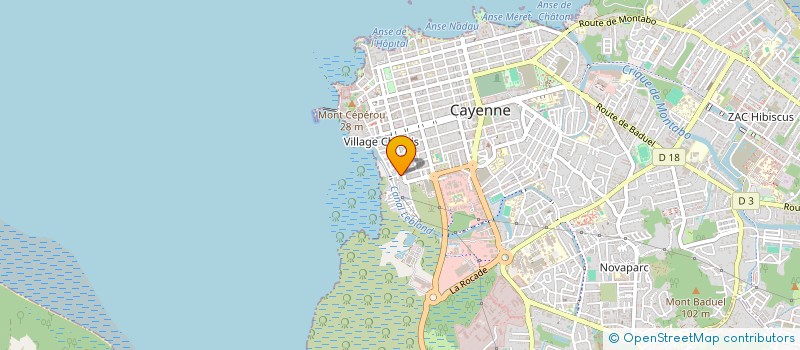 localisation de l'entreprise ROT SON AN  CAYENNE