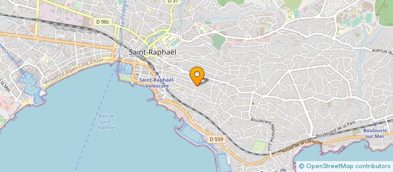 localisation de l'entreprise ROTA à SAINT-RAPHAEL