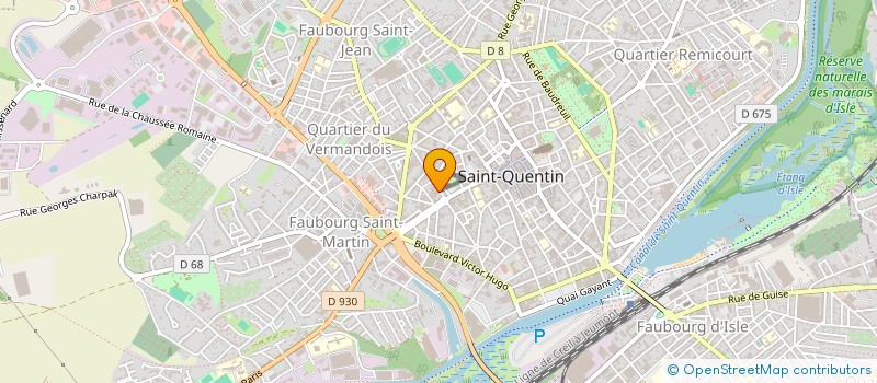 localisation de l'entreprise ROTA à SAINT-QUENTIN