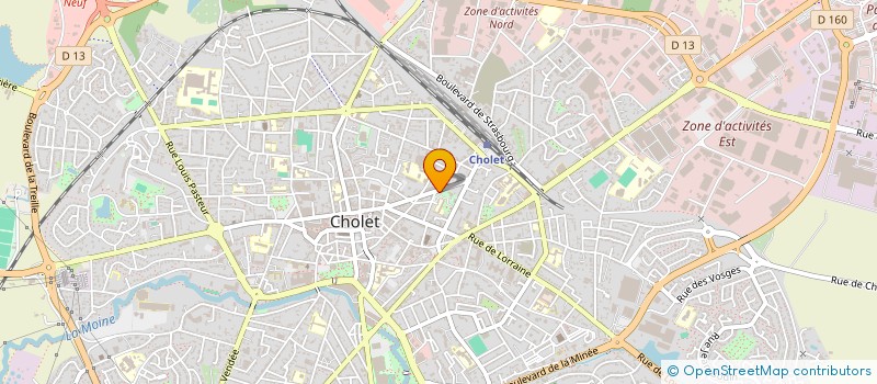 localisation de l'entreprise ROTARACT CHOLET 1510 à CHOLET