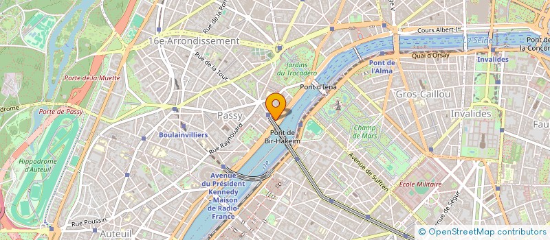 localisation de l'entreprise ROTARACT CLUB PARIS BALARD  PARIS