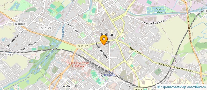 localisation de l'entreprise ROTARACT DU BETHUNOIS à BETHUNE