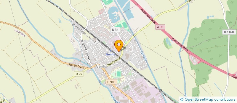 localisation de l'entreprise ROTAREX FRANCE  GENLIS