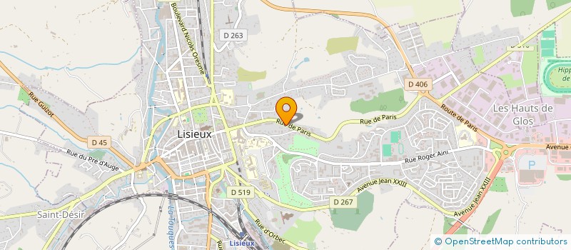 localisation de l'entreprise ROTARY ACTIONS 1640 à LISIEUX