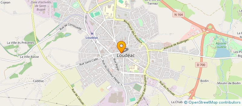 localisation de l'entreprise ROTARY CLUB à LOUDEAC