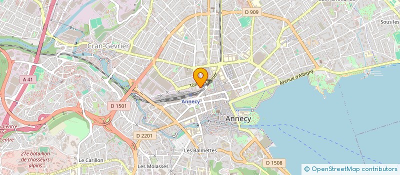 localisation de l'entreprise ROTARY CLUB ANNECY VAL DE FIER à ANNECY