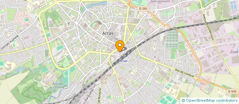 localisation de l'entreprise ROTARY CLUB ARRAS VAUBAN à ARRAS
