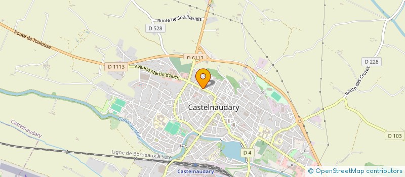 localisation de l'entreprise ROTARY CLUB CASTELNAUDARY  CASTELNAUDARY