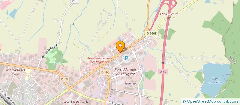 localisation de l'entreprise ROTARY CLUB CHOLET à CHOLET