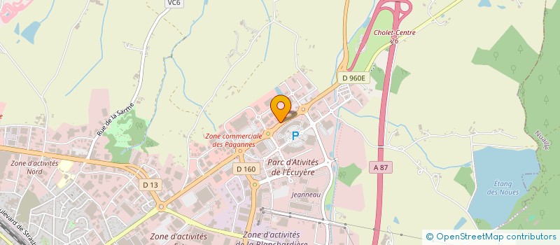 localisation de l'entreprise ROTARY CLUB CHOLET - MAUGES à CHOLET