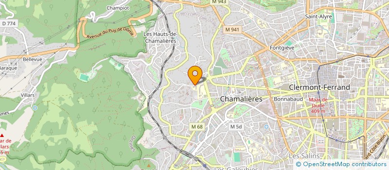 localisation de l'entreprise ROTARY CLUB CLERMONT FERRAND VAL D'ALLIER à CHAMALIERES