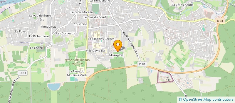 localisation de l'entreprise ROTARY CLUB D'AMBOISE  AMBOISE