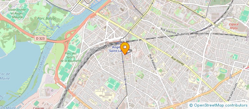 localisation de l'entreprise ROTARY CLUB D'ANGERS  ANGERS