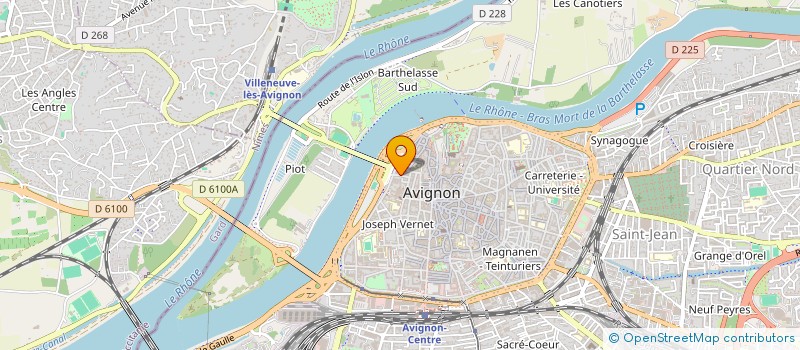 localisation de l'entreprise ROTARY CLUB D'AVIGNON  AVIGNON