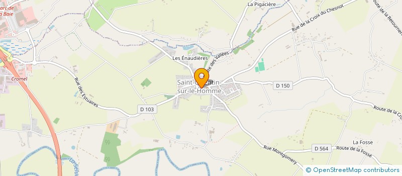 localisation de l'entreprise ROTARY - CLUB D' AVRANCHES  SAINT-QUENTIN-SUR-LE-HOMME