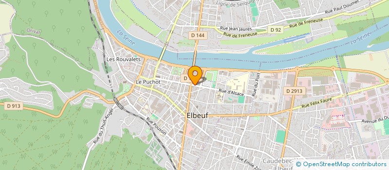 localisation de l'entreprise ROTARY CLUB D'ELBEUF  ELBEUF