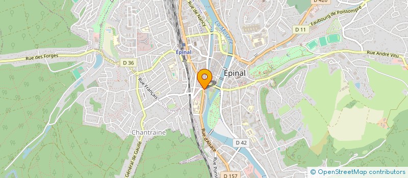 localisation de l'entreprise ROTARY-CLUB D'EPINAL  EPINAL