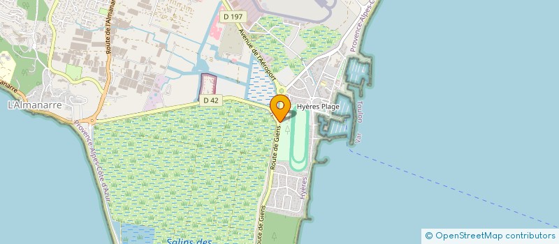 localisation de l'entreprise ROTARY CLUB D HYERES LES PALMIERS à HYERES