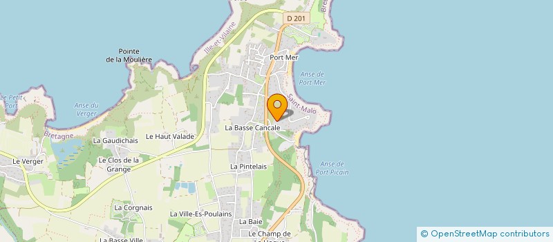 localisation de l'entreprise ROTARY CLUB DE CANCALE PAYS DE LA BAIE  CANCALE