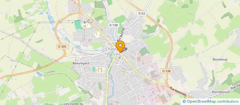 localisation de l'entreprise ROTARY CLUB DE CHATEAU DU LOIR LA CHARTRE SUR LE LOIR  MONTVAL-SUR-LOIR