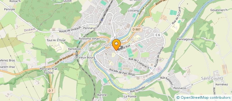 localisation de l'entreprise ROTARY CLUB DE CHATEAULIN-PRESQU'ILE DE CROZON à CHATEAULIN