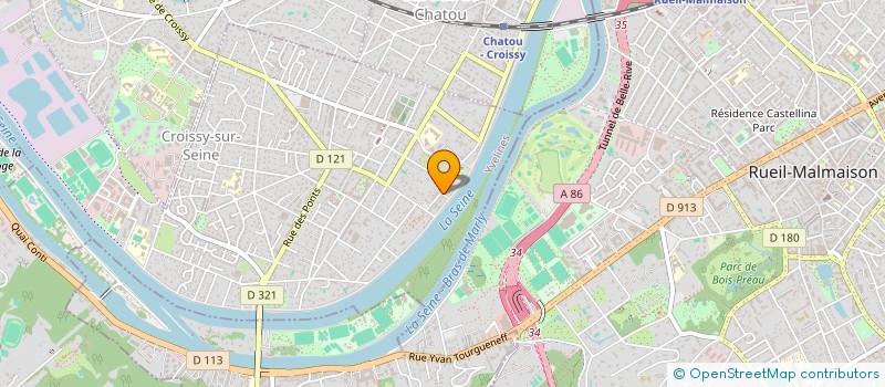 localisation de l'entreprise ROTARY CLUB DE CHATOU CROISSY ILE DS IMP  CROISSY-SUR-SEINE