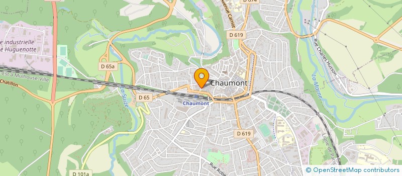 localisation de l'entreprise ROTARY CLUB DE CHAUMONT  CHAUMONT