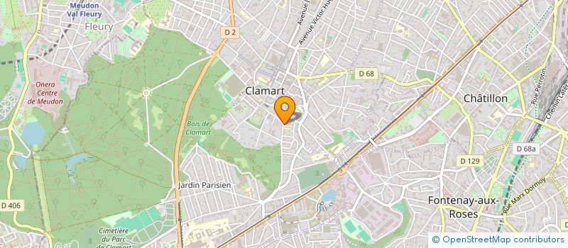 localisation de l'entreprise ROTARY CLUB DE CLAMART - LE PLESSIS ROBINSON - VELIZY à CLAMART