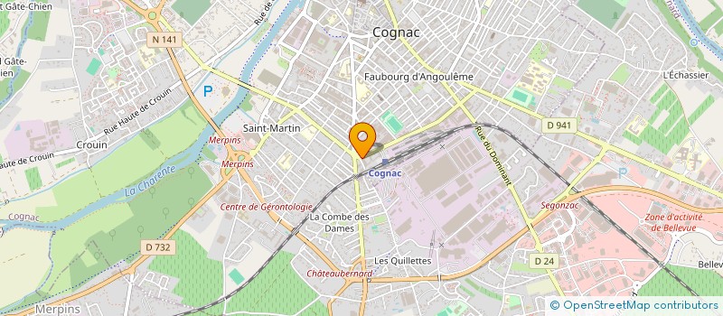 localisation de l'entreprise ROTARY CLUB DE COGNAC à COGNAC