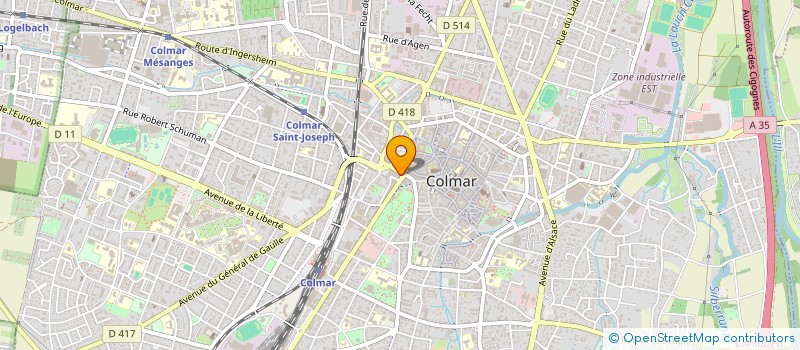 localisation de l'entreprise ROTARY CLUB DE COLMAR  COLMAR