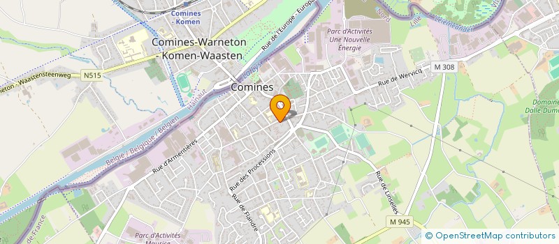 localisation de l'entreprise ROTARY CLUB DE COMINES-WERVICQ-PAYS DE LA LYS à COMINES