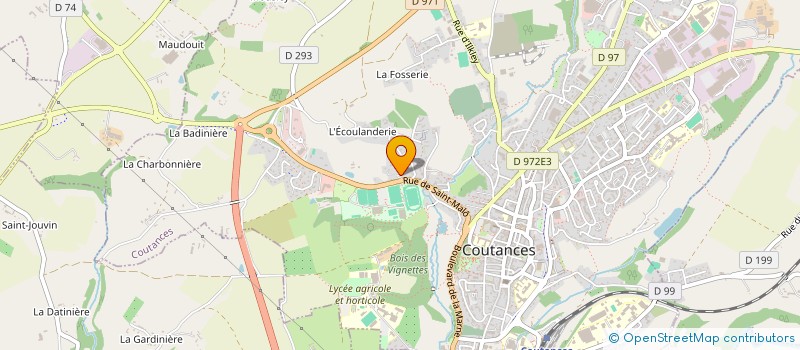 localisation de l'entreprise ROTARY CLUB DE COUTANCES  COUTANCES