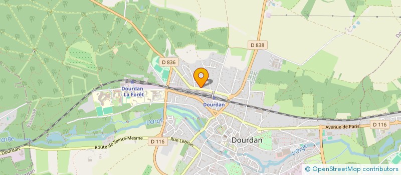 localisation de l'entreprise ROTARY CLUB DE DOURDAN  DOURDAN