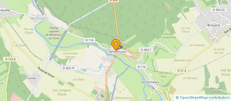 localisation de l'entreprise ROTARY CLUB DE DREUX à CHERISY