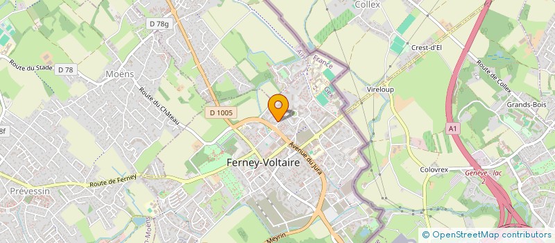 localisation de l'entreprise ROTARY CLUB DE FERNEY-VOLTAIRE à FERNEY-VOLTAIRE