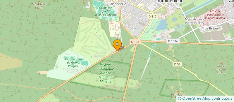 localisation de l'entreprise ROTARY-CLUB DE FONTAINEBLEAU  FONTAINEBLEAU