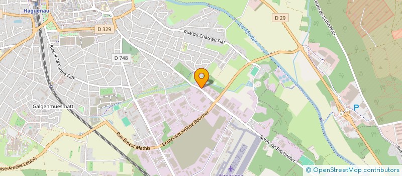 localisation de l'entreprise ROTARY CLUB DE HAGUENAU  HAGUENAU